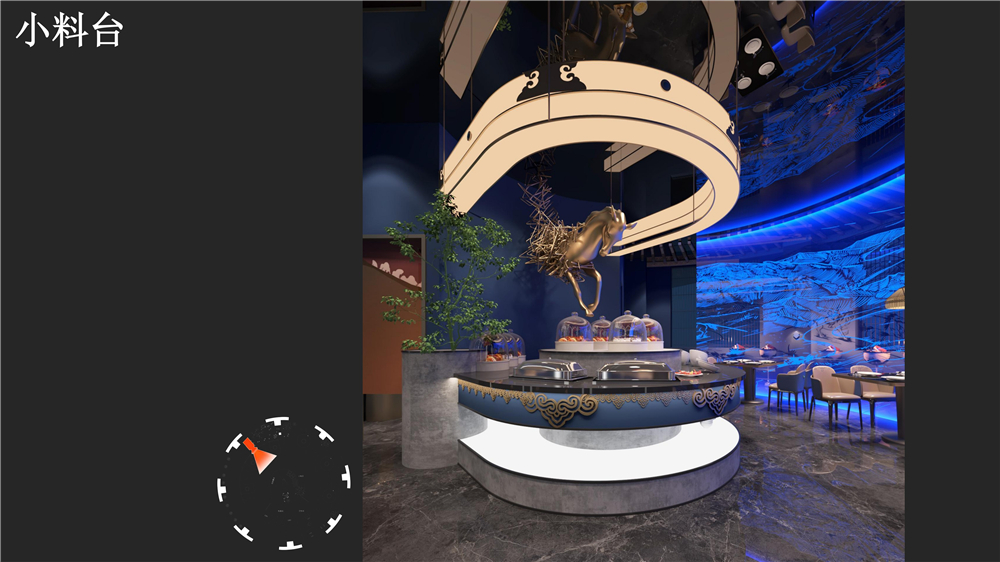 嘎查之路-上海蒙餐厅设计案例