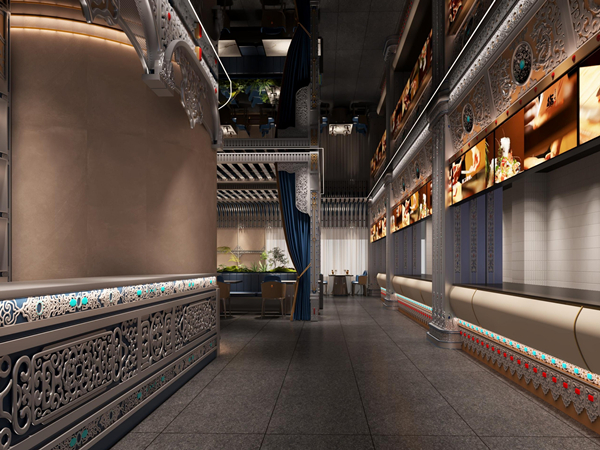 临河希姆顿餐厅设计案例