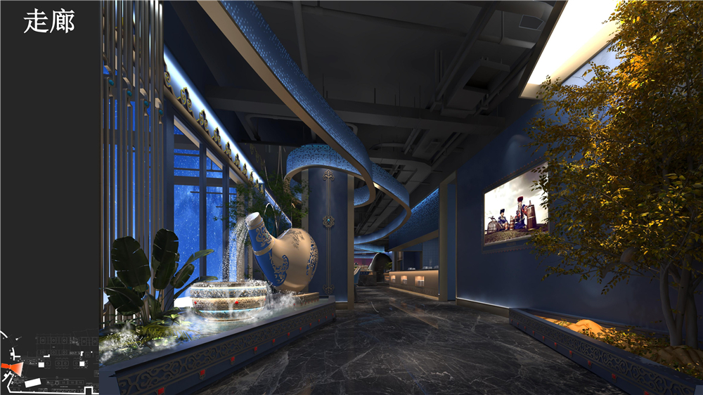 嘎查之路-上海蒙餐厅设计案例