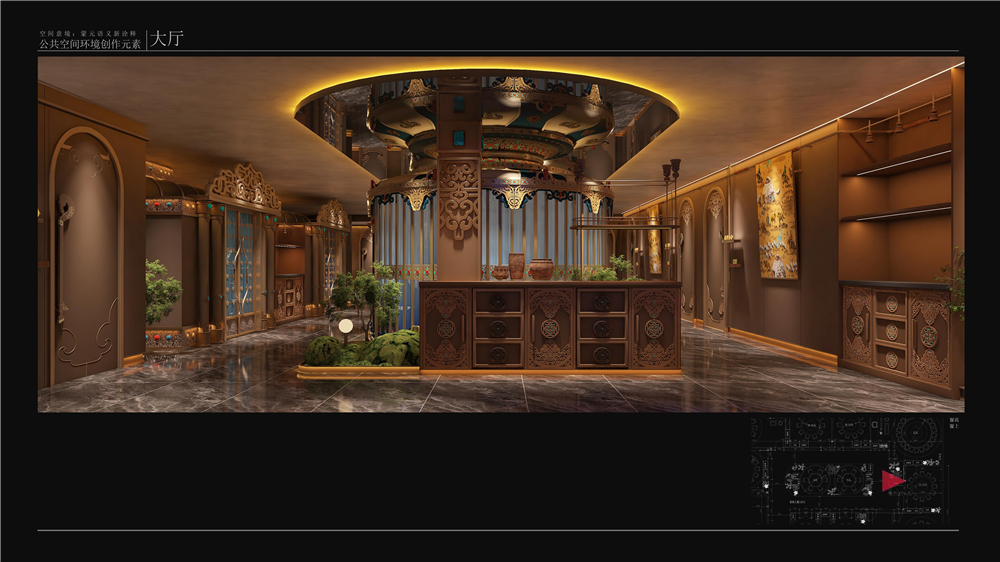 阿木汗·蒙古宴设计案例