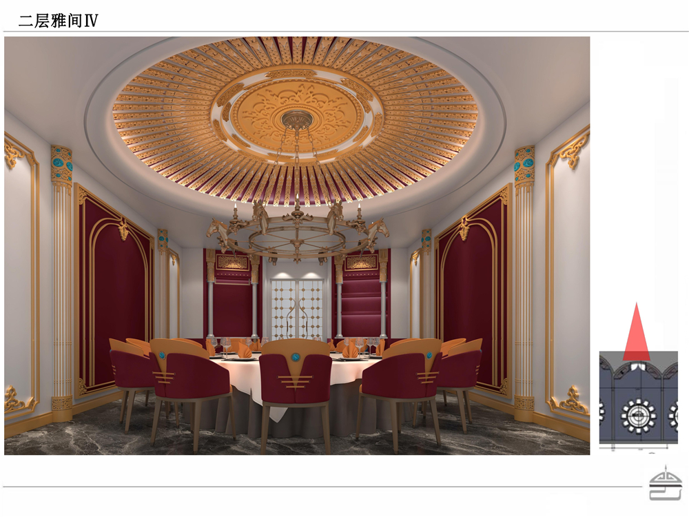 包头红格尔蒙古宴设计案例