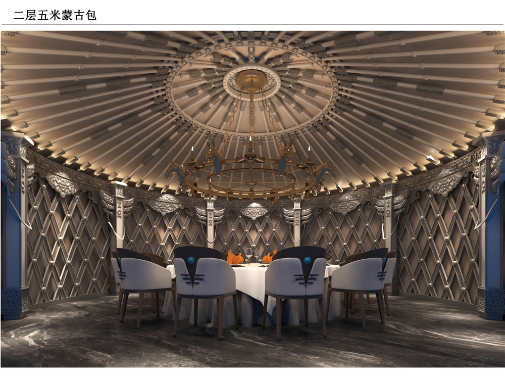 包头红格尔蒙古宴设计案例