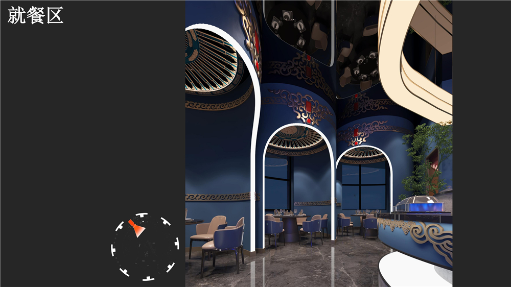 嘎查之路-上海蒙餐厅设计案例
