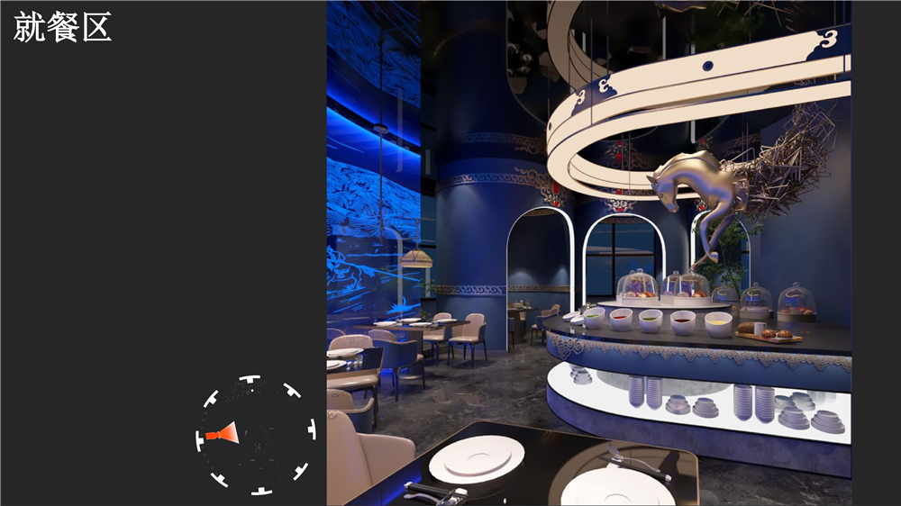 嘎查之路-上海蒙餐厅设计案例