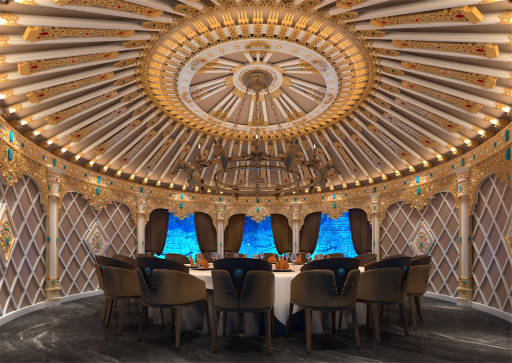 56顶毡房维力斯蒙餐店