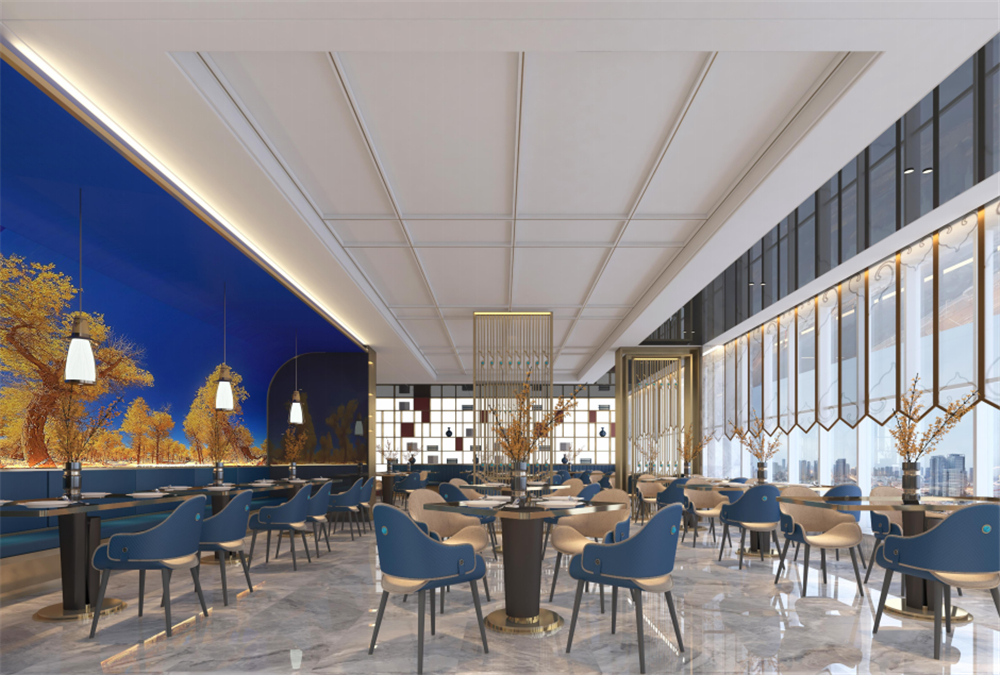 阿拉善大酒店一楼早餐厅